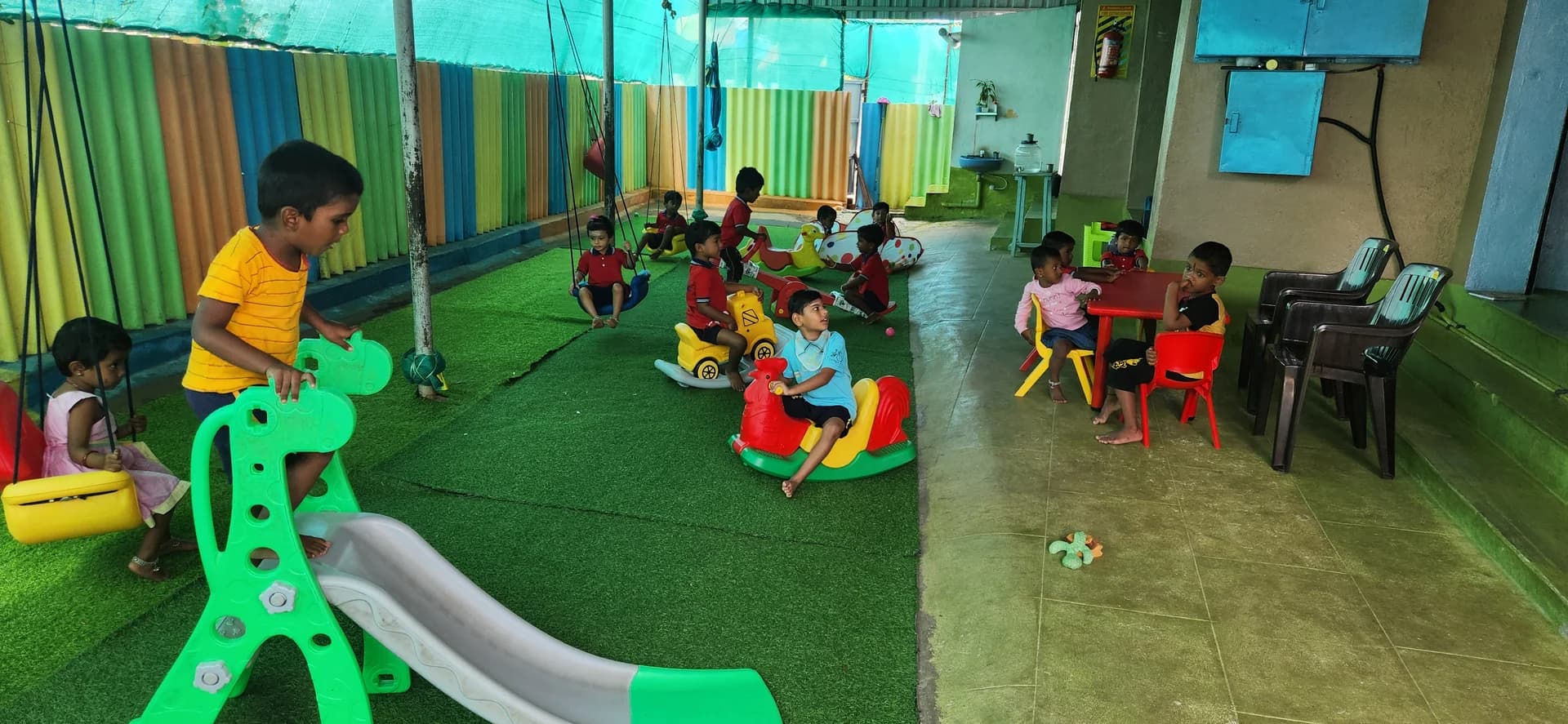 Creative Expression Montessori Learning Area at Dhivith Edu Care Kinathukadavu Coimbatore