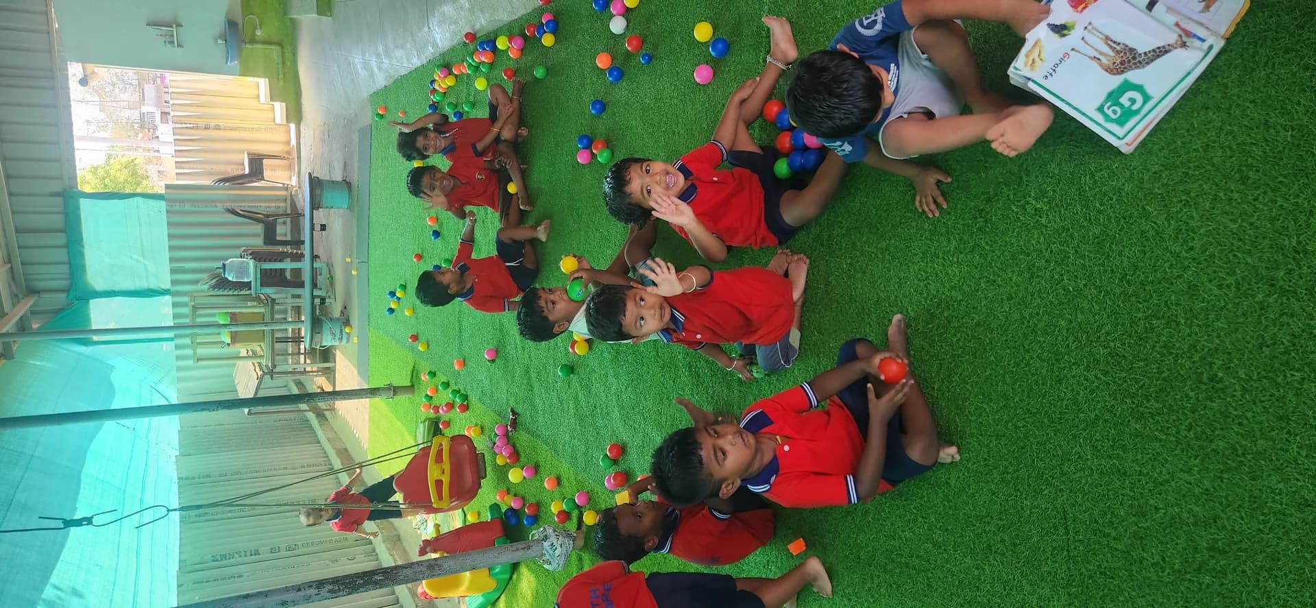 Language & Phonetics Montessori Learning Area at Dhivith Edu Care Kinathukadavu Coimbatore