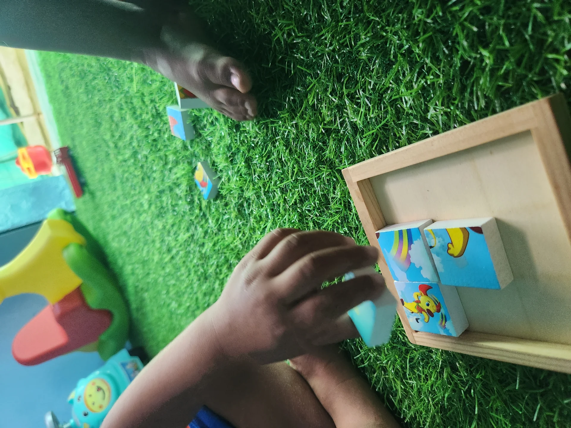 3D Animal Cube Puzzles and Spatial Reasoning at Dhivith Edu Care